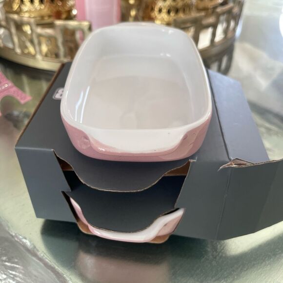 Bread + Butter Ceramic 7in Blush Mini Bakers Set of 2 - Picture 5 of 12